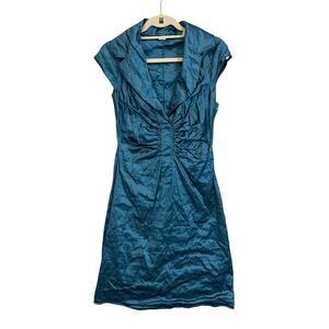 Searle Midi Sheath Dress Blue One Size
